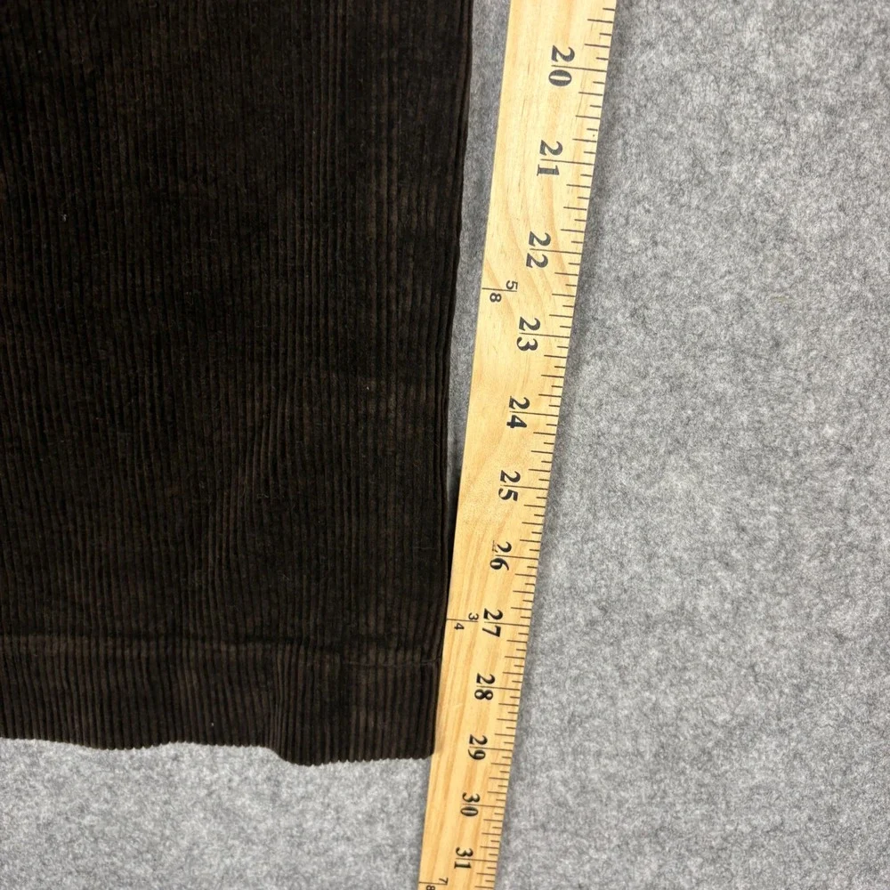 Polo Ralph Lauren Mens Brown Corduroy Pants 40x30 Straight Leg Wide Wale